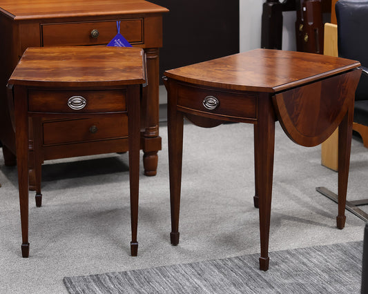Pair of Ethan Allen Drop Leaf Side Tables