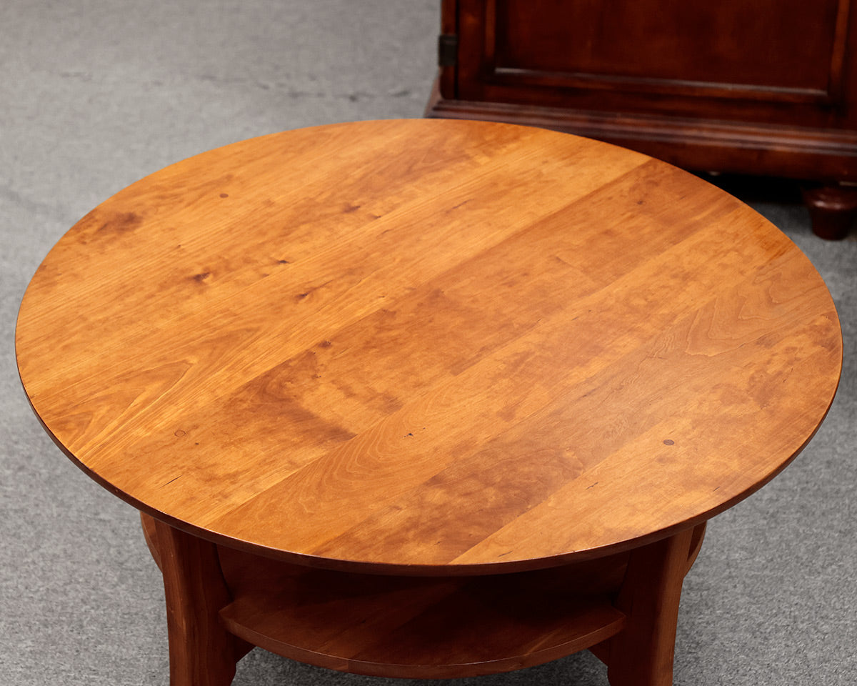 Cherry Pond Designs Round Cherry Coffee Table