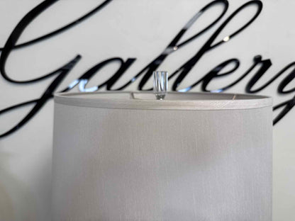 Curved Table Lamp with Crystal Base