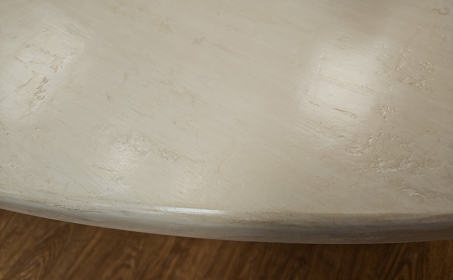 Tritter Feefer 'Rita' Oval Dining Table in Cream