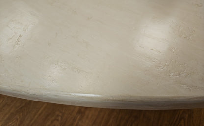 Tritter Feefer 'Rita' Oval Dining Table in Cream