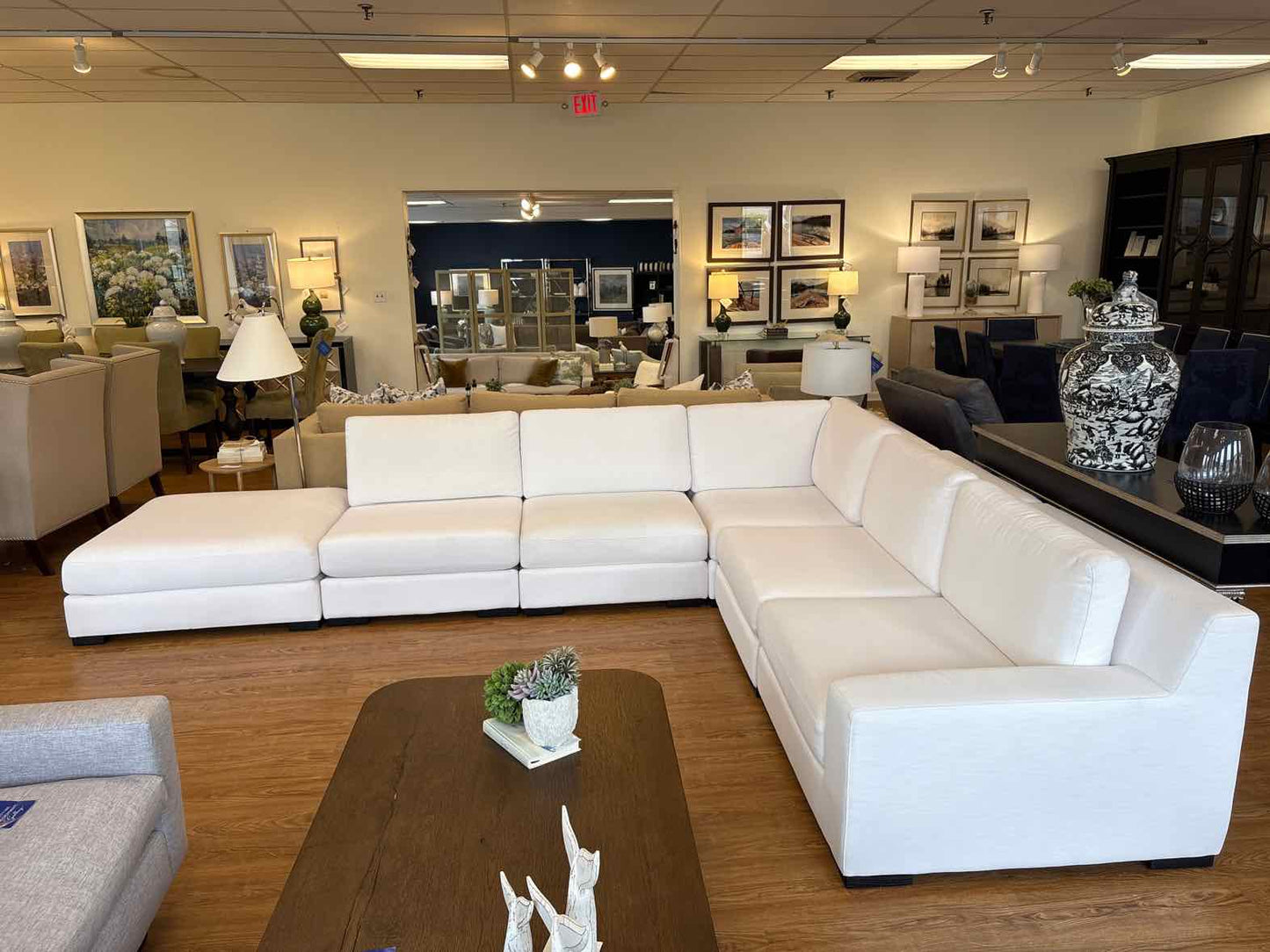 RH 'Modena' 5-Piece Sectional with Ottoman