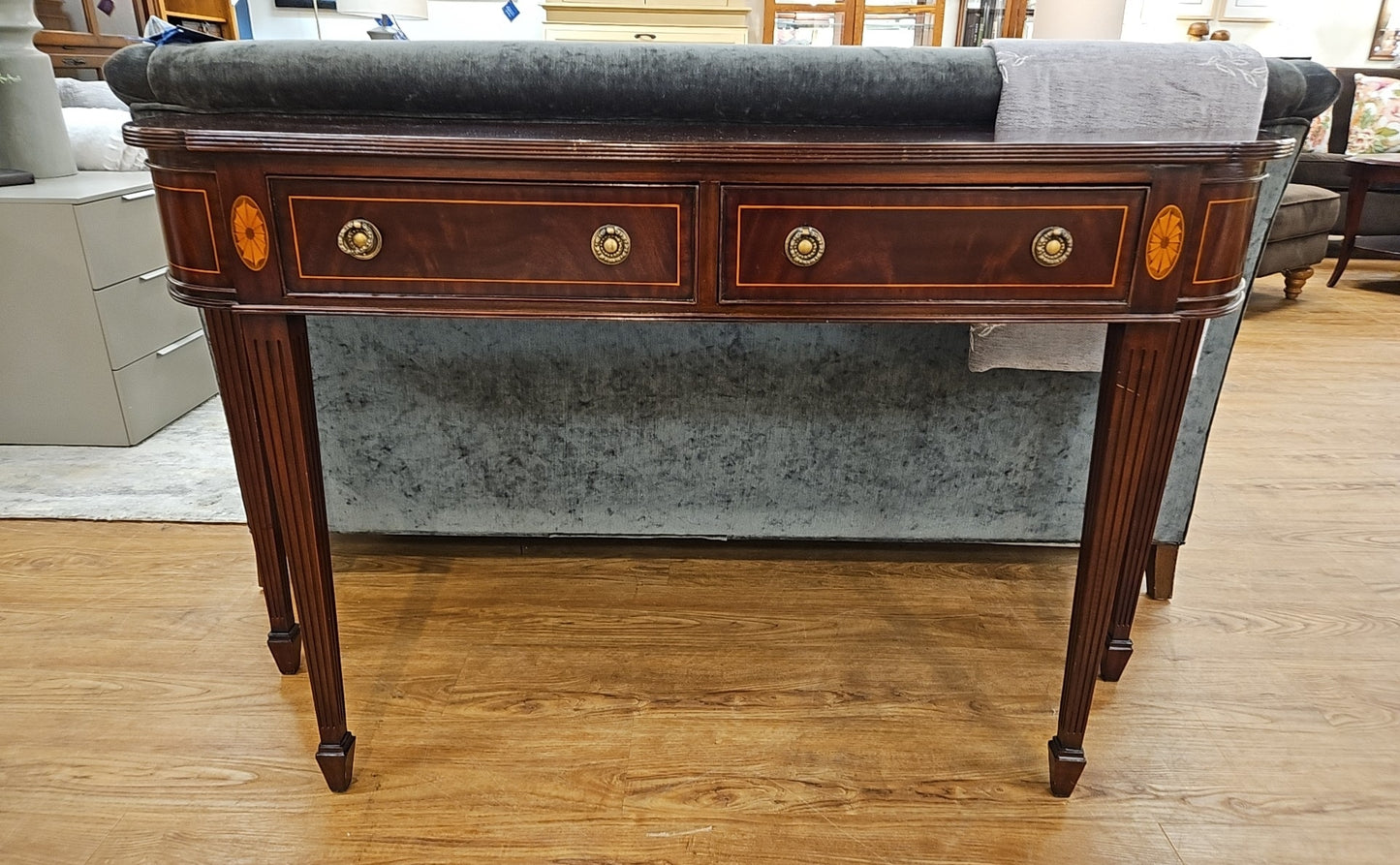 Inlaid Mahogany Console