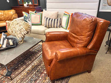 Bradington Young Saddle Brown  Leather Recliner