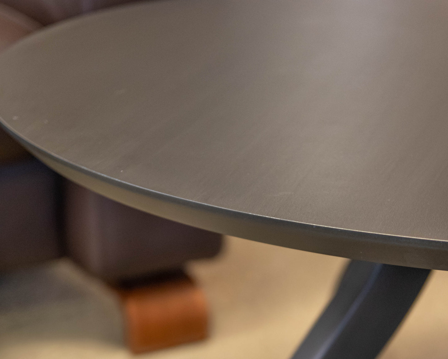 Gat Creek Leda 36" Cocktail Table in Hand Glazed River Rock Finish