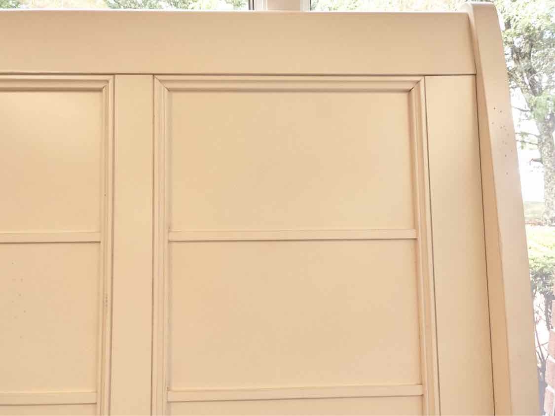 Ivory Panel King Bed