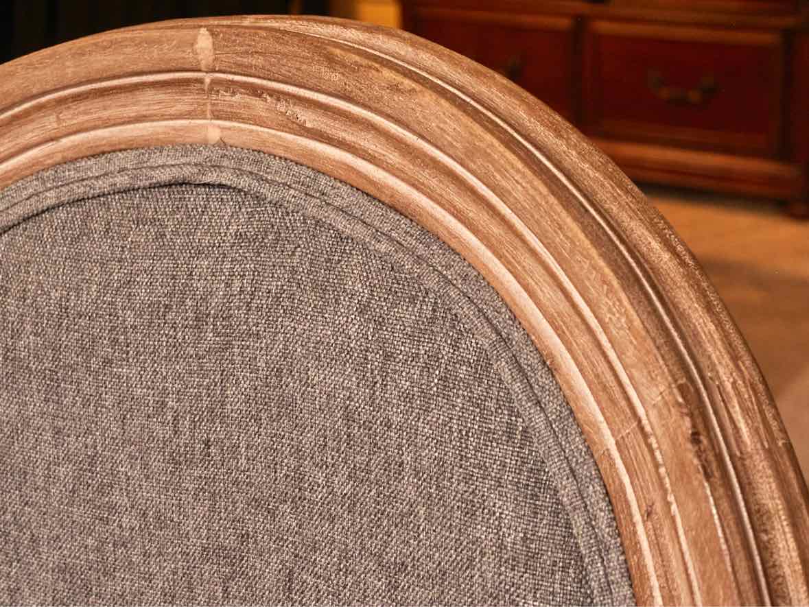 Set Of 6 French Country King Louis XVI Style Dining Chairs