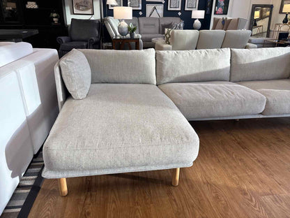 Crate & Barrel 2-Piece 'Wells' Sectional