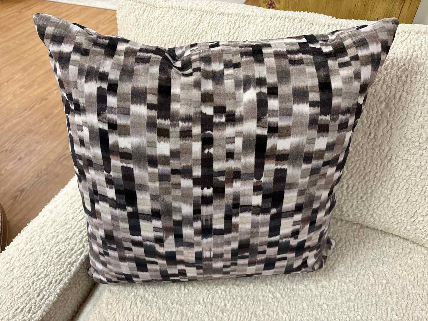Geometric Pixel Accent Pillows