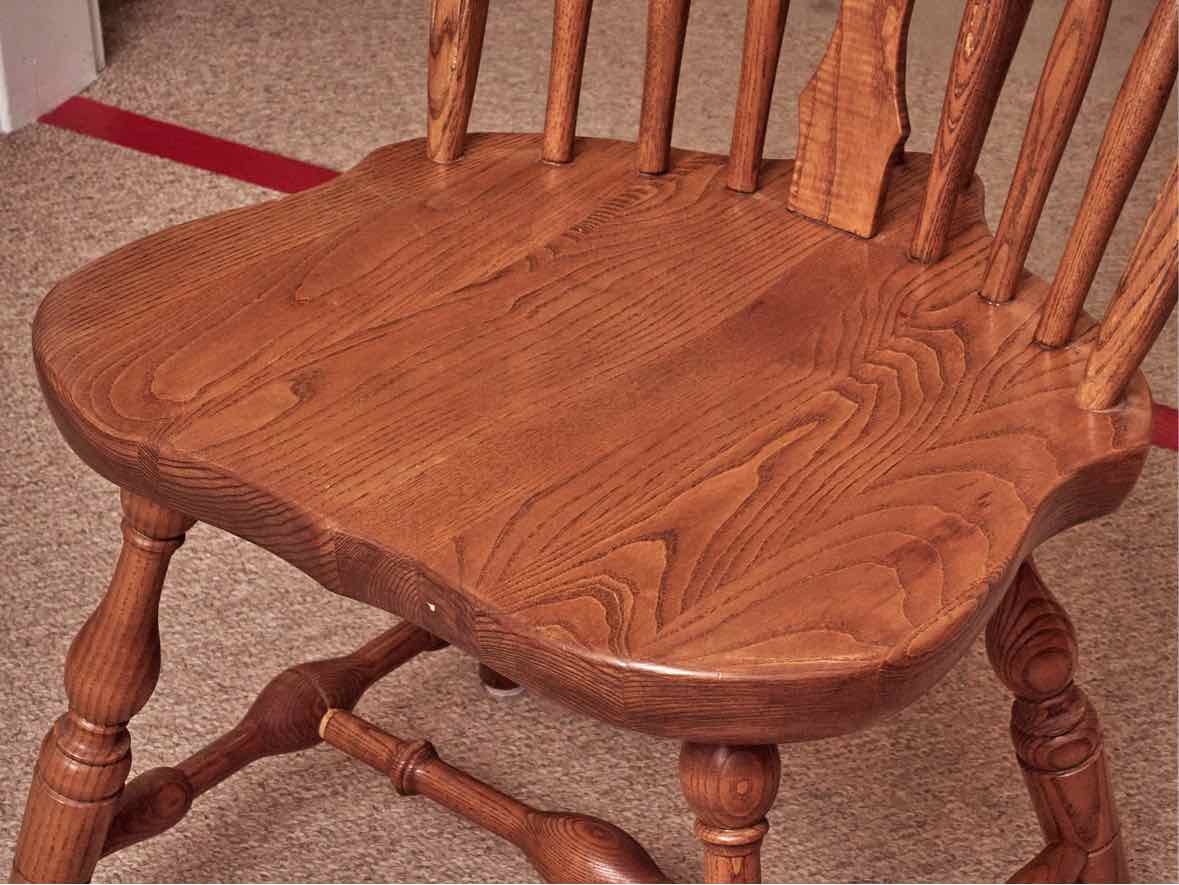 Bent Bros Colonial Oak Oval  Table & 6 Oak Windsor Chair Set