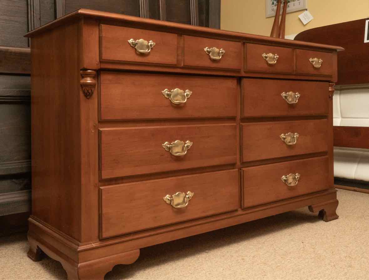 Young Republic Furniture Soild Rock Maple 8 Drawer Dresser