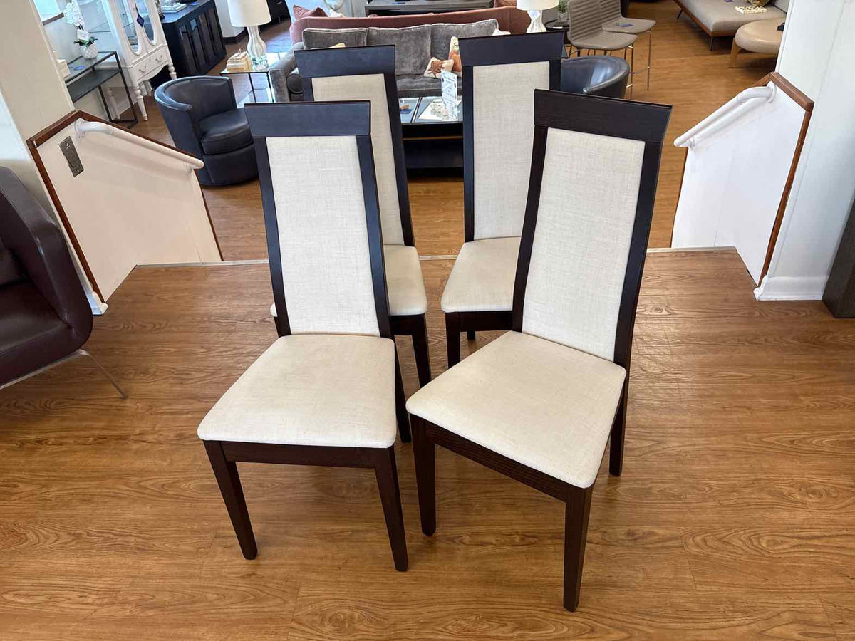 Calligaris Hyper Extension Dining Table & Set of 4 Curved Back Chairs