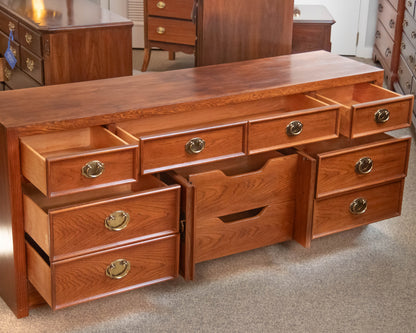 Thomasville Oak Campaign Style Dresser