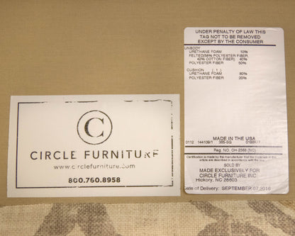 Pair of Circle Furniture Swivel Gliders