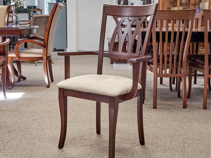 Boston Interiors Dark Cherry Table & Set of 8 Chairs