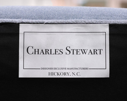 Pair of Charles Stewart Upholstered Dining Chairs