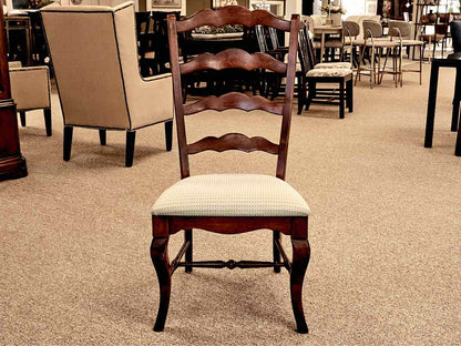 Nichols & Stone Cherry Dining Table & Set of 6 Ladderback Chairs