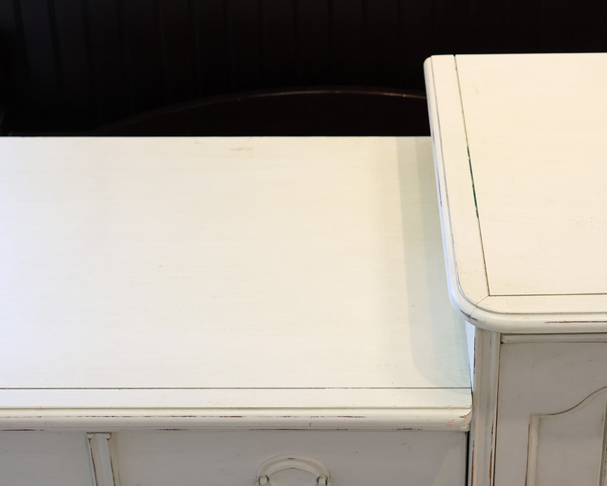 French Distressed Changing Table and Dresser