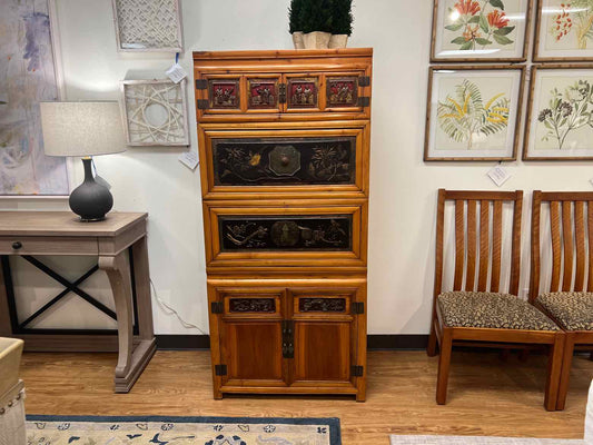 Antique Chinese Campaign Style Dresser