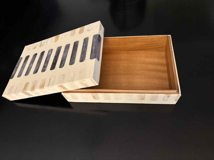 Large Decorative Box with Bone Inlay