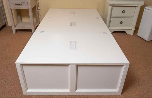 Ivory Finish 6 Drawer Twin Platform