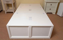 Ivory Finish 6 Drawer Twin Platform