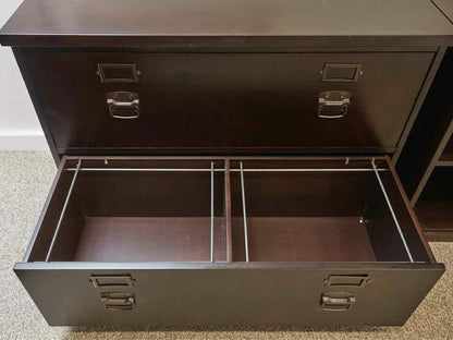 Pottery Barn 'Bedford' 2 Drawer File Cabinet in Espresso Finish