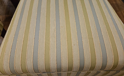 Set of 6 Striped Dining Chairs