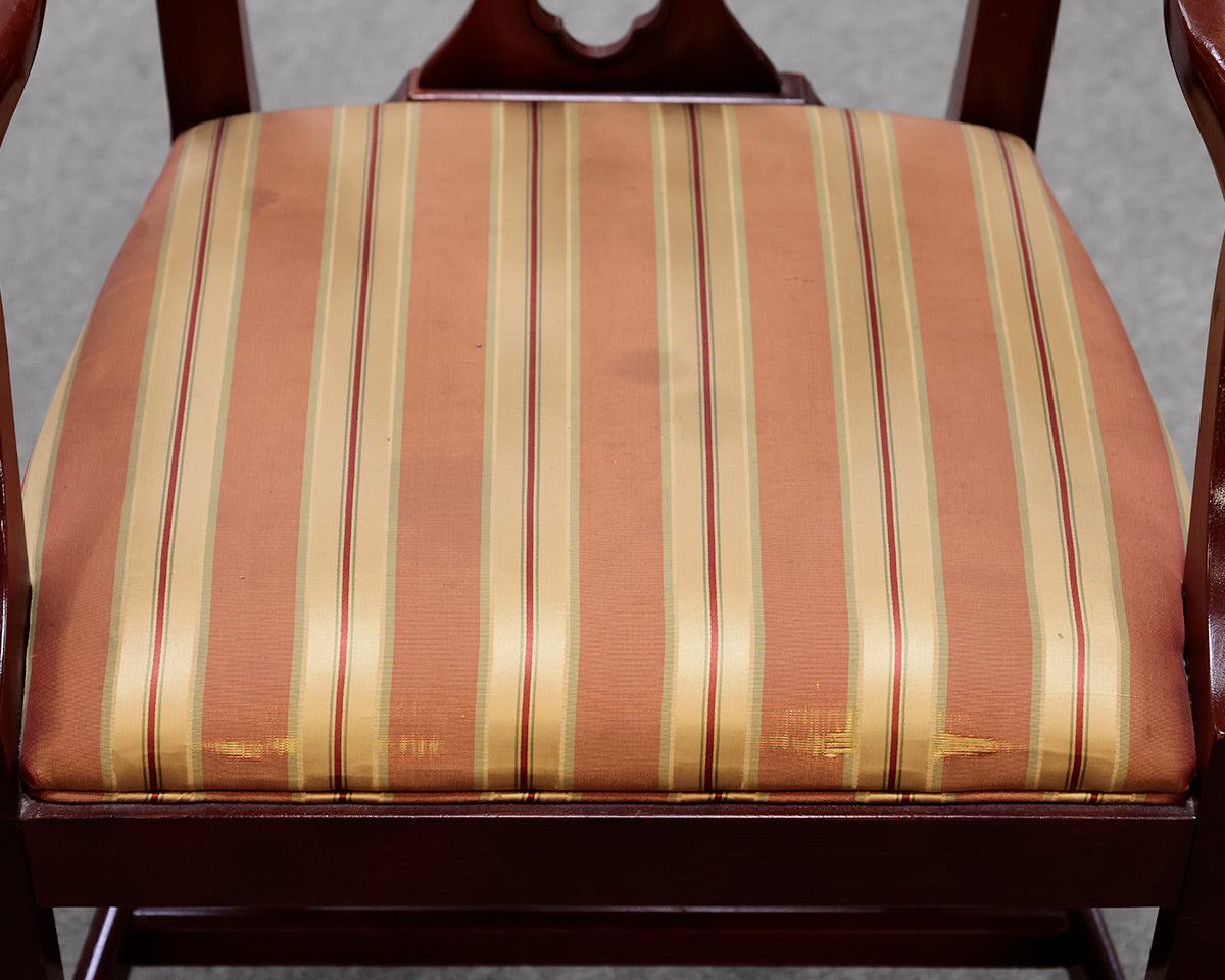 Set of 8 Baker Georgian Style Dining Chairs