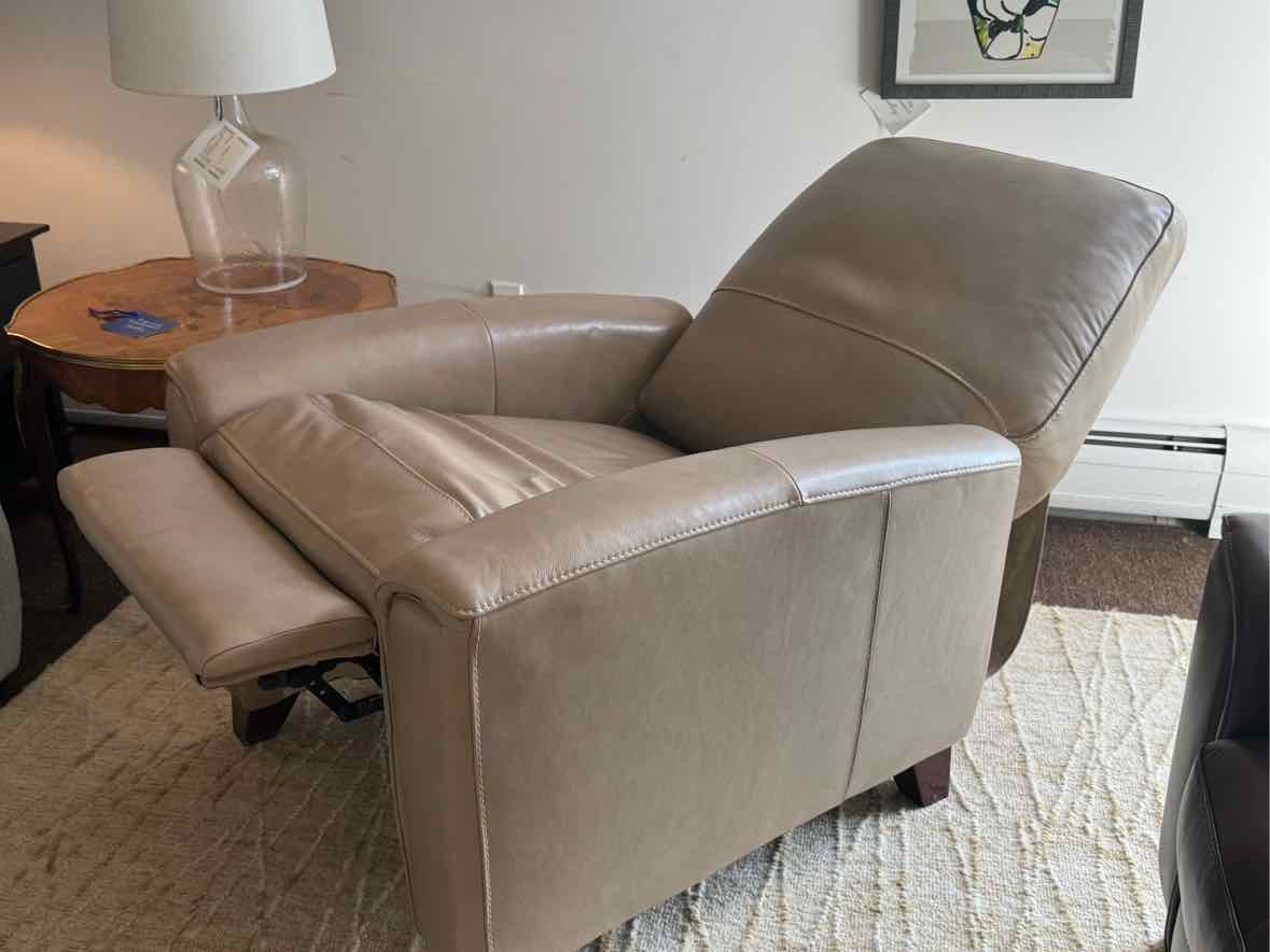 Violino Taupe leather Reclining Chair