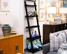 Black Leaning Bookcase