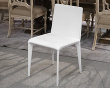 Set of 6 Bonaldo Filly White Leather Dining Chairs