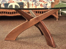 Copeland Round Glass Teak Base  Cocktail Table