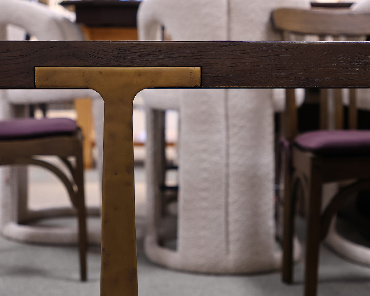 Restoration Hardware T-Brace Extending Dining Table