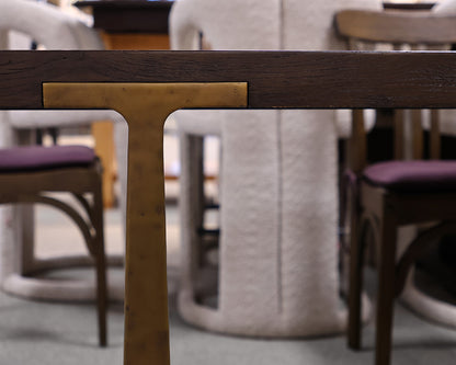 Restoration Hardware T-Brace Extending Dining Table