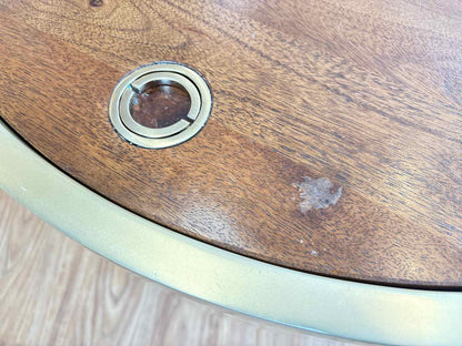 West Elm Drum Storage Cocktail Table