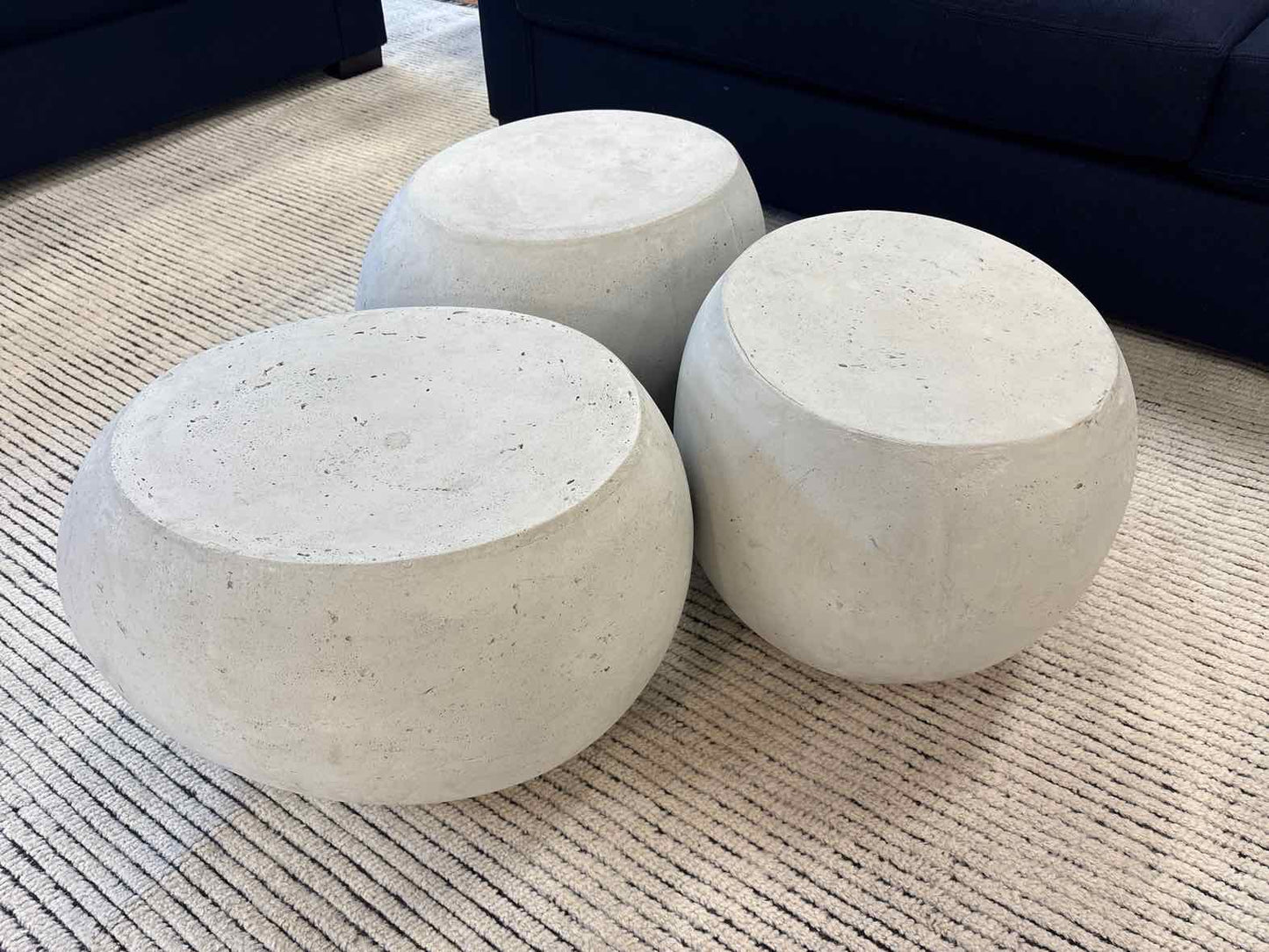 West Elm Set of 3 Pebble Side Tables