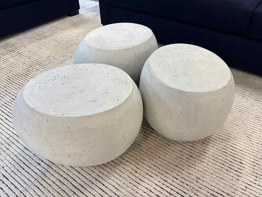West Elm Set of 3 Pebble Side Tables