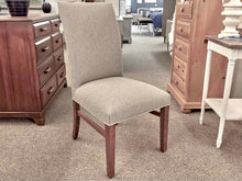 Gat Creek " Douglass" Dining Chair in Nurture Shale Fabric and Seasoned Cherry