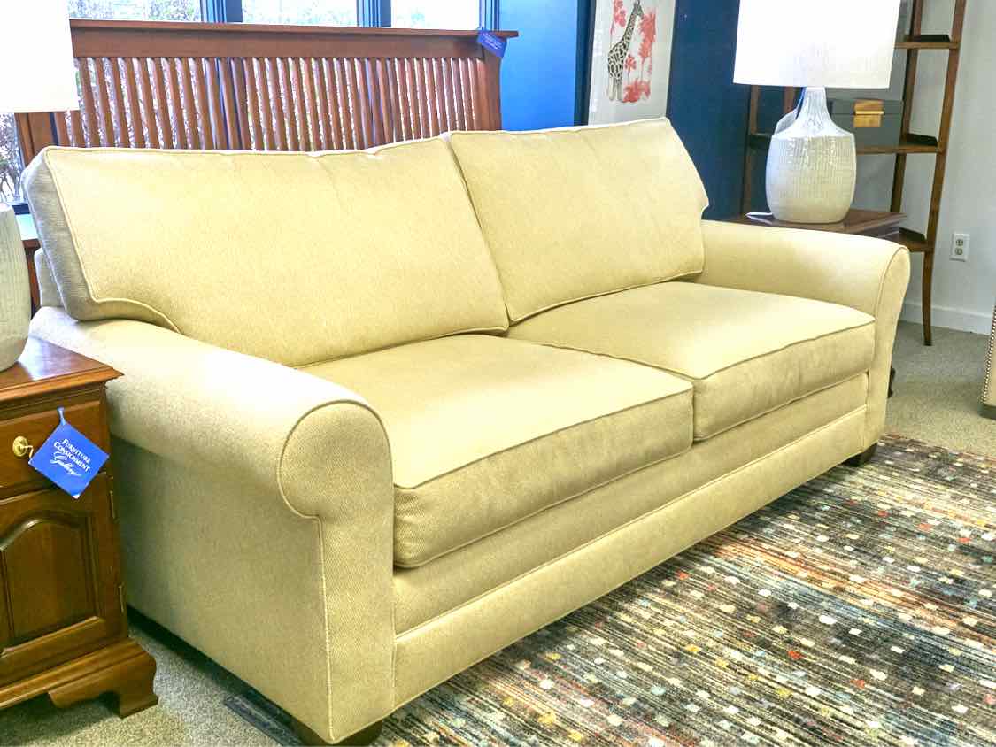 Century Furniture Sofa with 2 Toss Pillows