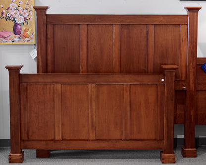 Cherry Panel Queen Bed
