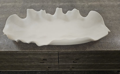 Ruffled Feathers Bowl in White