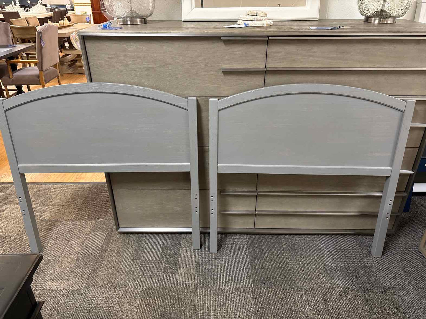 Pair of Pottery Barn 'Austen' Twin Beds