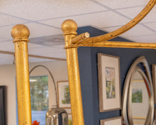 King Chinoiserie Chic Gold Canopy Bed