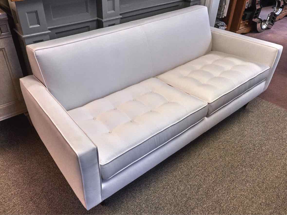 Dove White Tight Back Sofa