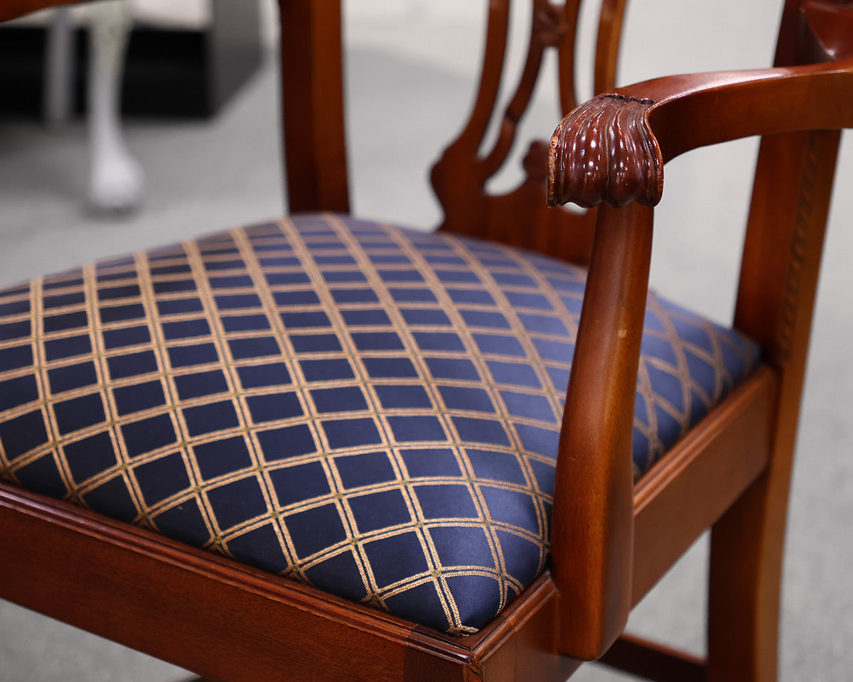 Set of 12 Chippendale Dining Chairs