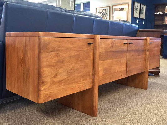 West Elm 'Otto' Four Door Media Furniture in 'Acorn'
