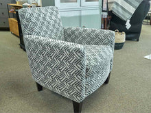 Max Home  Accent Chair in Checkmate Graphite Upholstery