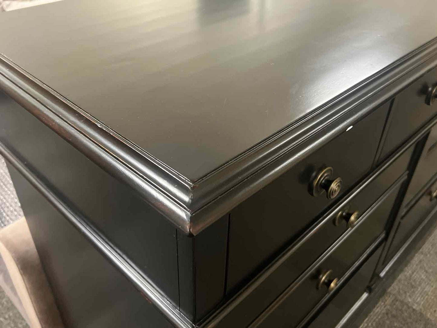 Pottery Barn Black 9 Drawer Dresser