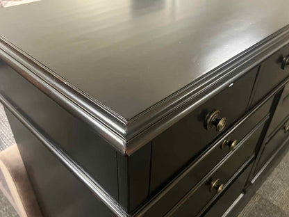 Pottery Barn Black 9 Drawer Dresser